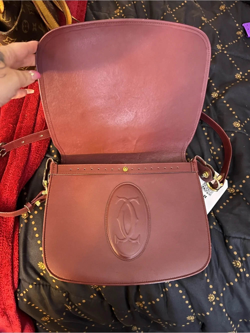 Cartier smooth burgundy